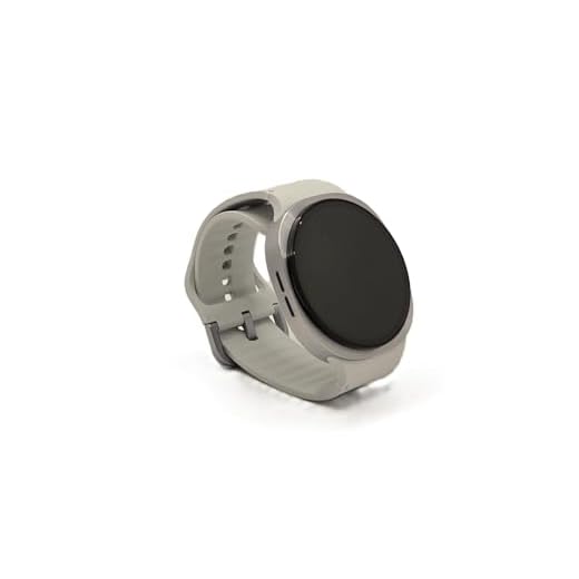 Samsung Galaxy Watch8 - 44 mm - silber - intelligente Uhr mit Sportband - Gummi - wei? - Bandgr??e: M/L - Anzeige 3.7 cm (1.47")