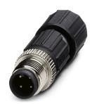 Circular Metric Connectors M12 SENSOR PLG 4P