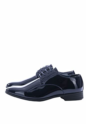 Scarpe uomo eleganti per eventi speciali, Realizzate in ecopelle, con tomaia in vernice lucida
