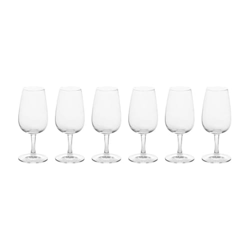Secret de Gourmet - Lot de 6 Verres à Vin "Viticole" 21cl Transparent