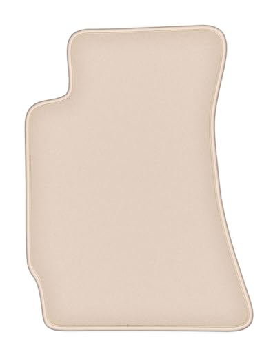 Tapis de voiture anti-usure conducteur velours beige pour Subaru Forester II SUV