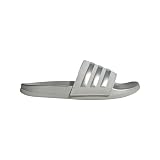 Adidas Uniseks kinderen Adilette, strand- en zwembadsandalen,, Grijs Zilver Grijs Metallic, 42 2/3 EU