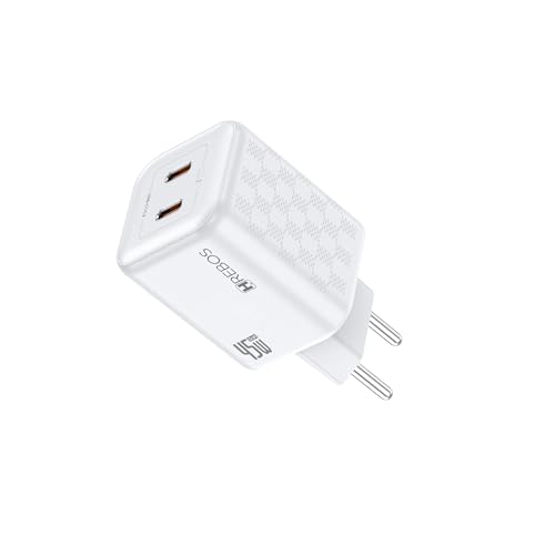 Hrebos Carregador Turbo 45w Hrebos Dupla Entrada Usb-c Tipo-c + Cabo CRG-218C