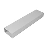 Repa Market Canale piatto 110 x 55 mm, tubo di ventilazione rettangolare in plastica, 1 m di lunghezza, sistema di ventilazione – riscaldamento, raffreddamento – condotto di