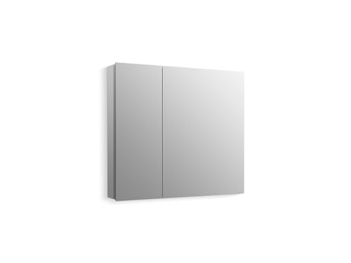 KOHLER 55064-NA Embark Slim 30" W x 26" H Rectangular Bathroom Medicine Cabinet with Storage, Bathroom Mirror with Storage, Bathroom Wall Cabinet