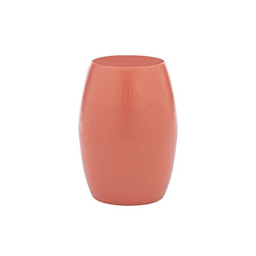 Powell Coral Hand Hammered Indoor Or Outdoor Maura Side Table #TOP23