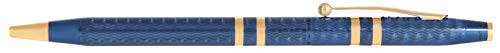 Stylo bille Cross classique 175th Anniversary bleu laqué rechargeable mince - 3