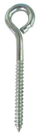 Eyebolt, 3/8In, 3/4In, Wood Screw, PK10