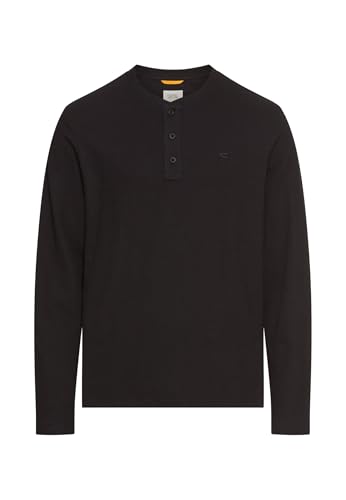 Chemise Henley Camel Active 409640-6t44 vêtement casual col tunisien manches longues