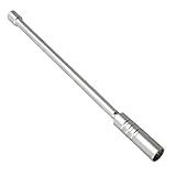 【Bussola a parete sottile】La chiave per candele da 16mm moto universale a parete sottile adotta un design a parete sottile e a 12 punti, consentendo una migliore compatibilità con diverse candele di accensione. Il suo spessore di 1 mm garantisce una presa ottimale in spazi ristretti, aumentando al contempo la forza di presa per una rimozione facile