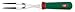 Sanelli Premana Professional Forchettone Curvo, Acciaio Inossidabile, Verde/Rosso, 32.0x3.0x3.5 cm immagine