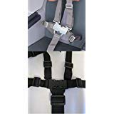 Hebilla de arnés de 5 puntos más correas pieza de repuesto para silla alta convertible Skip Hop Tuo asiento de seguridad para bebés, niños pequeños,