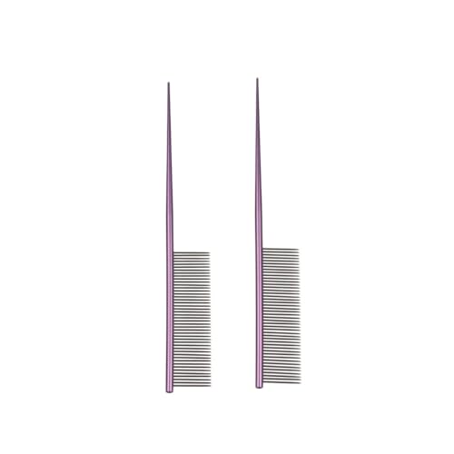 Peines para perros acero inoxidable pack 2 piezas miniatura 4