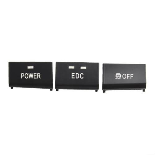 Capuchons boutons console BMW E90 E92 E93 M3 2005-2012 noir - 2