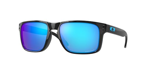 Oakley OO9102 Sunglasses Bundle: OO 9102 HOLBROOK 9102F5 Holbrook Polished Black Prizm and Universal Anti-slip Silicone Leash