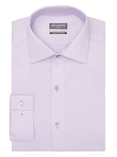 Image of Van Heusen Men's Dress Shirt Slim Fit Ultra Wrinkle Free Flex Collar Stretch