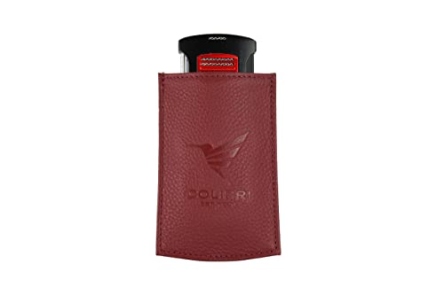 Colibri Leather Case for Lighter Or Cutter (Red X-Large)
