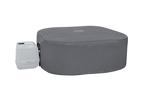 Bestway Lay-Z-Spa Housse Thermique Carrée energysense 1,80 m X 1,80 m X 71 cm, Gris