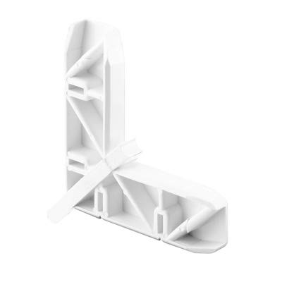 Cr Laurence PL16124 Crl Andersen 1 Inch X 15/32 Inch White Plastic Screen Door Frame Corner thumb #5