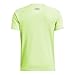 Under Armour Boys Tech Hybrid Print Short Sleeve T Shirt, (304) Morph Green/Morph Green/Tech Blue, X-Large