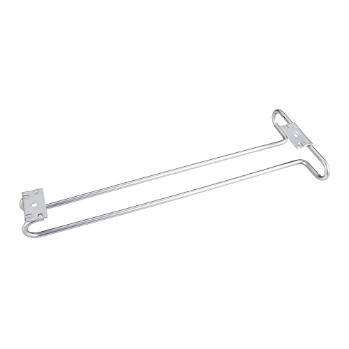 Hardware Resources 9409002 Stem Glass Holder, Satin Chrome