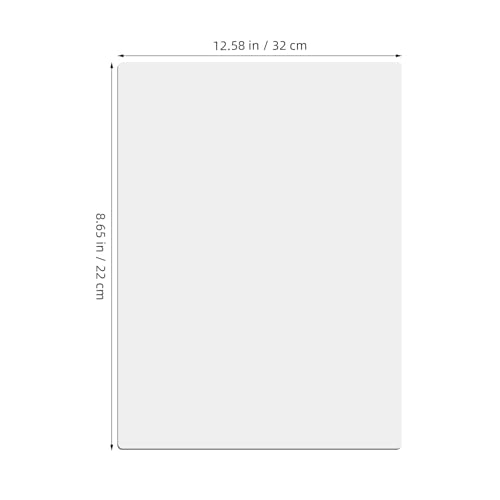Placa acrílica PACKOVE evita errores de corte en scrapbooking con su base de 2mm 3
