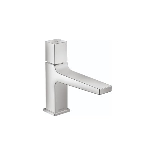 hansgrohe Metropol Modern Low Flow Water Saving -Handle 1 7-inch Tall Bathroom Sink Faucet in Chrome, 32570001