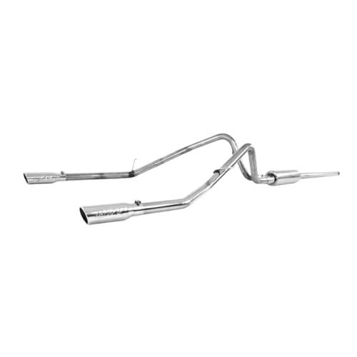 MBRP S5202AL Aluminized Dual Split Rear Cat Back Exhaust System - Thumbnail 2