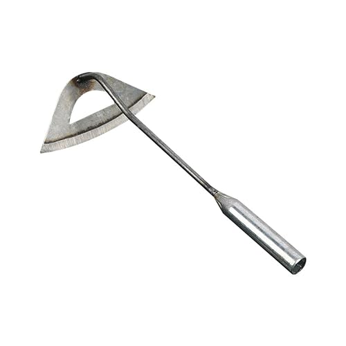 kkiuop Hardened Hollow Hoe Multifunctional Weeding Shovel Practical Durable Garden Tools Handle Hoe Small Steel Hand With