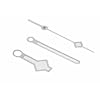 Ewatchparts Watch Hands Snow Flake Compatible With Silver Miyota Movement 8200 8205 8215 821A Automatic
