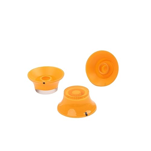 Milisten - Milisten 3 pièces Set de Boutons de Rotary pour Guitare Électrique Volume et Plastique Jaune avec Remplacement pour Guitares Style St et Basses