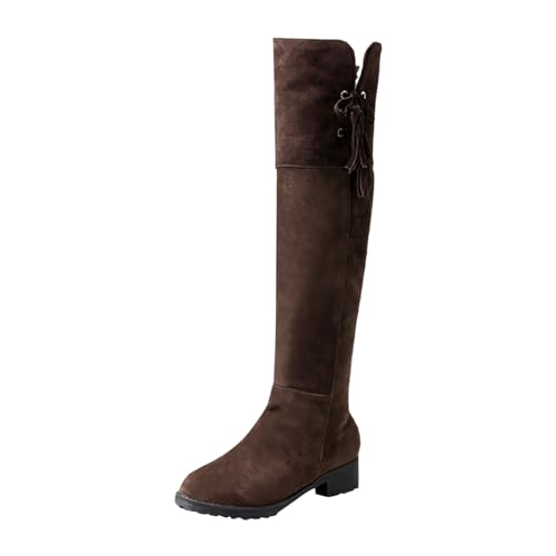 Bottes d'hiver hautes au design classique pour balades urbaines