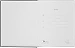 Winnable Hardcover Perfect Bound Notebook, 9 x 7-1/4 Inches, 192 Pages, Black