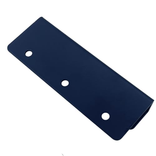 Image of 4 PCS Black Steel Wall Tile Bracket, Ladder Hanger for Wall Mount, U Bracket, Billboard Hook, Thickness 2 mm, Slot Width 25mm