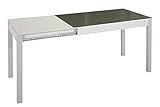 Mesa Extensible de Carro Cristal Grafito