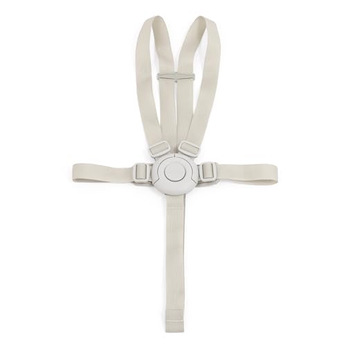 Stokke Haltegurt für Nomi Beige - zur Verwendung mit dem Nomi Baby Set auf dem Stuhl - leicht verstellbar waschmaschinenfest