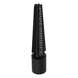 Mikikit Medidor de Cera para Tallar Anillos de Joyería de Metal Negro Cuchilla de Cuatro Lóbulos para Precisión y Uso Multifuncional en Fabricación Artesanal