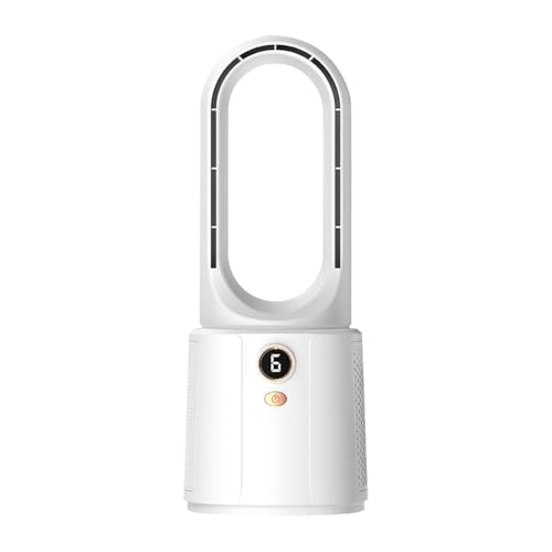 Yplkm Ventilador De Escritorio Sin Aspas,Ventilador Sin Aspas, Silencioso Circulación De Aire De Mesa Silencioso,6 Velocidades Usb, Portatil Para Dormitorio