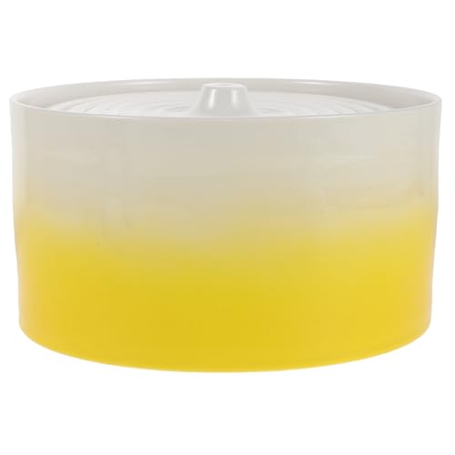 Mikikit Fuente de Agua para Mascotas Grande de Cerámica Calentador, Dispensador Automático de 1300 Ml para Gatos y Perros Pequeños, Bomba Ultrasilenciosa para Uso Interior y Tienda