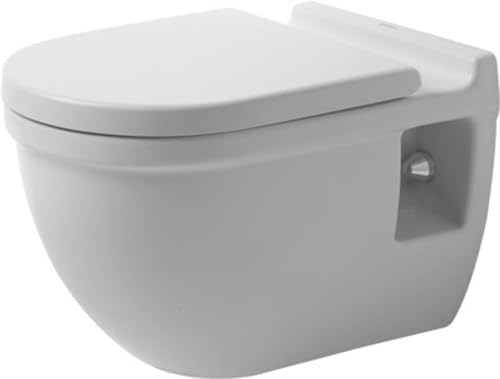 Duravit Wand-WC, Tiefspüler Comfort Starck 3 36,5x54,5cm, 6 l, Sitzh +5cm, we WG