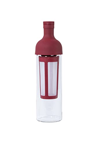 Hario Cold Brew Coffee Wine Bottle 650ml Cranberrry Red