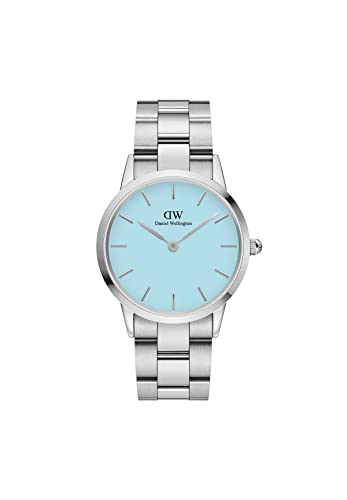 Image of Daniel Wellington Iconic Link Capri Blue Dial Silver Watch
