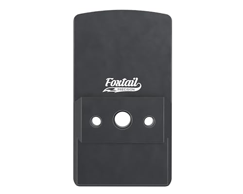 Foxtail Precision Red Dot Optics Mounting Adapter, S&W M&P/M&P 2.0, Burris FastFire, 100-016, Black