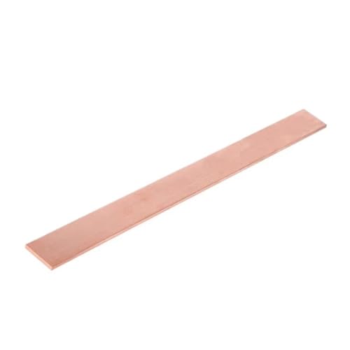 Pure Copper Plate, Length 100mm to 500mm T2 Red Copper Flat Bar Strip, Thickness 1mm to 8mm Copper Flat Bar Stock 1pc(6x50x100mm)