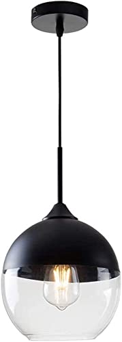 Lámpara colgante de una cabeza para iluminar mesas pequeñas con elegancia