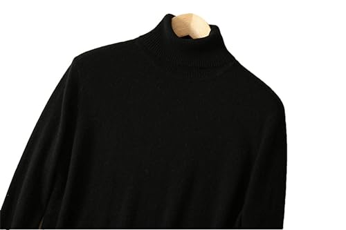 Pull en cachemire homme à col roulé haut de gamme élégant - 3