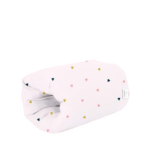 Arm Feeding Pillow for Baby, Soft Nursing Pillow for Comfortable Feeding | Easy-to-Wear Arm Cushion for Mom & Dad |Washable Cover |Ideal for Bottle & Breastfeeding - Triangle Print-picture-31