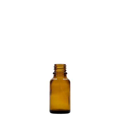 Flacons médicaments en verre marron pour conserver les gouttes de soins