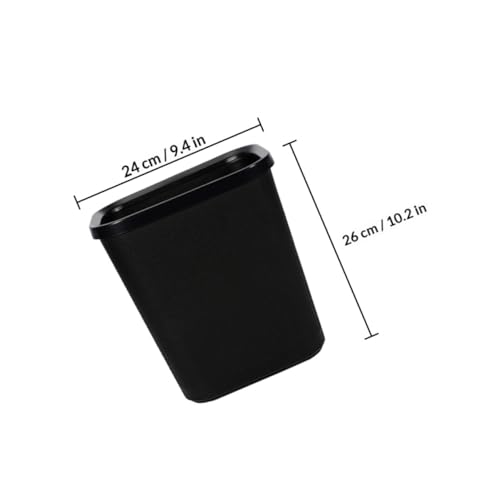 Caneca de basura rectángular ignífuga de plástico de 8 litros miniatura 2