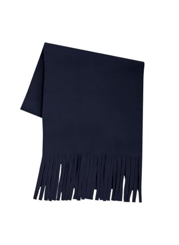 Bufanda Trigema Azul Marino unisex cómoda y abrigada contra el viento frío